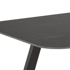 Eettafel Delilah Keramiek Zwart 180cm - Giga Living
