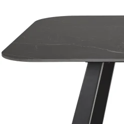 Eettafel Delilah Keramiek Zwart 180cm - Giga Living