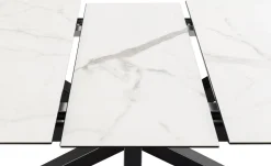 Eettafel Durgan Keramiek Wit Uitschuifbaar 170/210cm - Giga Living