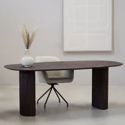 Eettafel Feline Walnoot 200cm - Giga Meubel