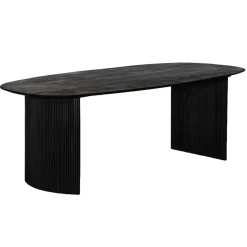 Eettafel Feline Zwart 200cm - Giga Meubel