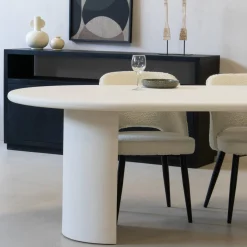 Eettafel Flow Off White 230cm - Giga Living