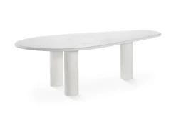 Eettafel Flow Organisch Off White 240cm - Giga Living