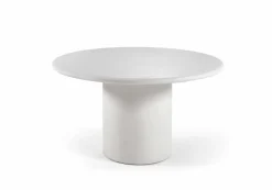 Eettafel Flow Rond Off White 135cm - Giga Living