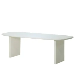 Eettafel Gin Beige Deens Ovaal 200cm - Giga Meubel