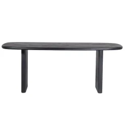 Eettafel Gin Zwart Deens Ovaal 240cm - Giga Meubel