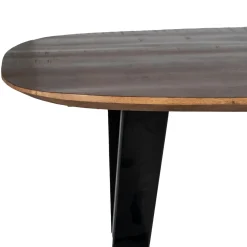 Eettafel Gordon Bruin Deens Ovaal 200cm - Giga Meubel