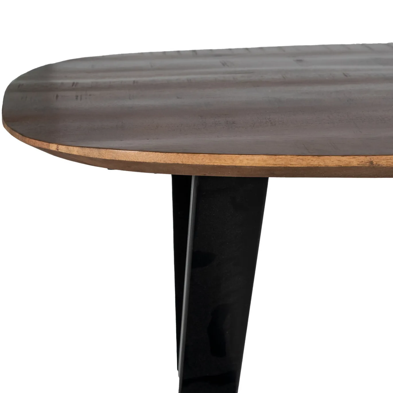 Eettafel Gordon Bruin Deens Ovaal 200cm - Giga Meubel