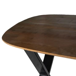 Eettafel Gordon Bruin Deens Ovaal 200cm - Giga Meubel