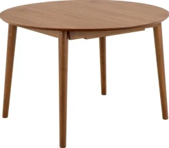 Eettafel Gradje Rond Walnoot Uitschuifbaar - Giga Living
