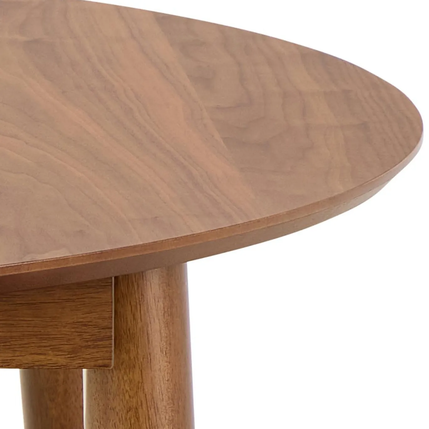 Eettafel Gradje Rond Walnoot Uitschuifbaar - Giga Living