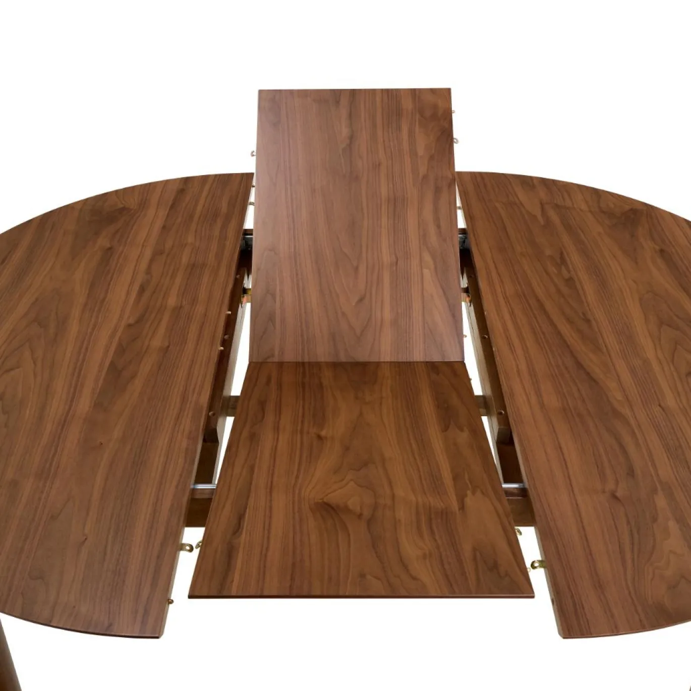 Eettafel Gradje Rond Walnoot Uitschuifbaar - Giga Living