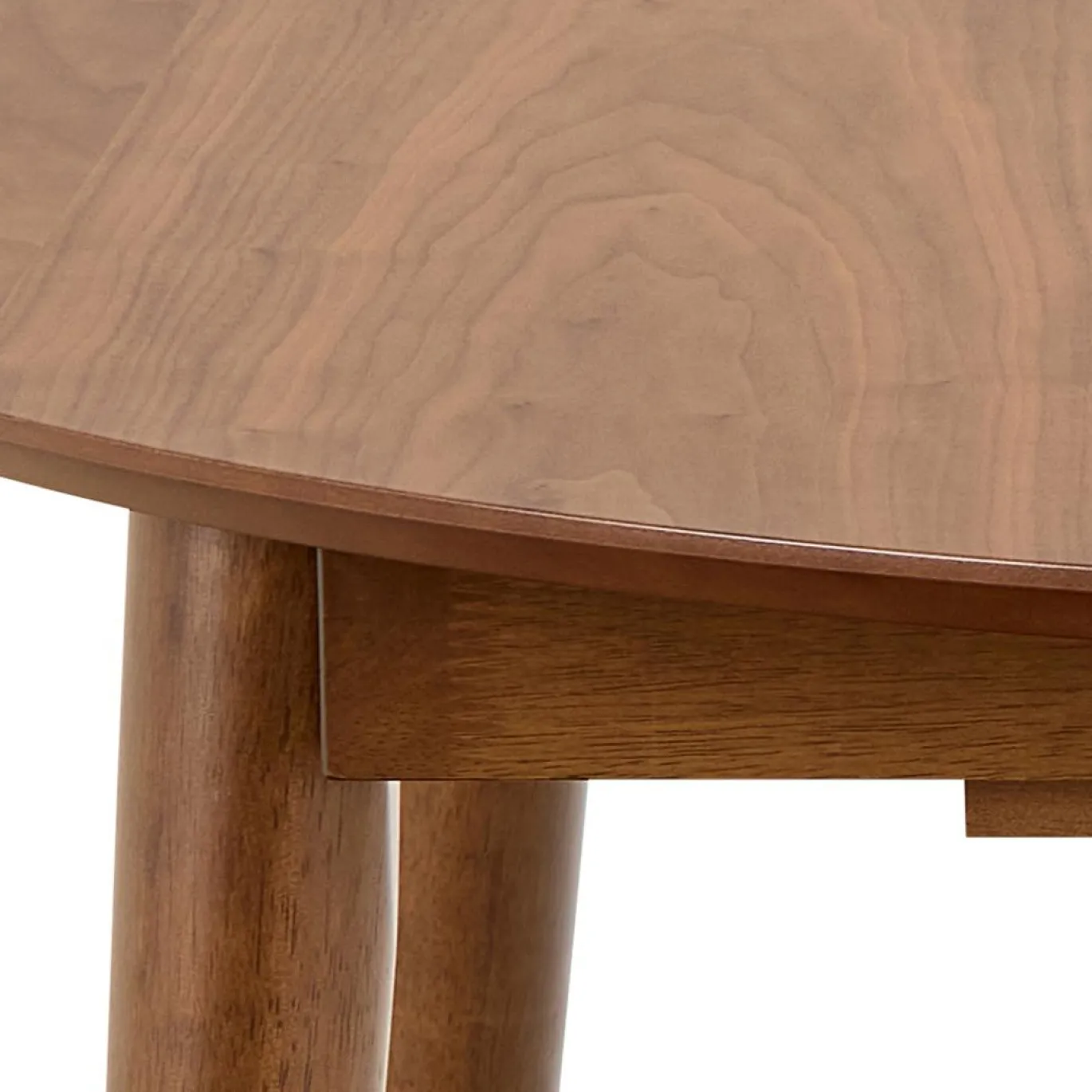 Eettafel Gradje Rond Walnoot Uitschuifbaar - Giga Living