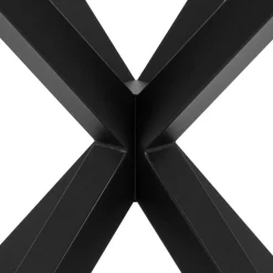 Eettafel Harrie Glas Zwart Ø119x75,5cm - Giga Living