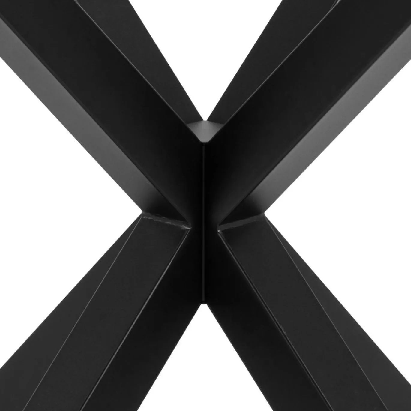 Eettafel Harrie Glas Zwart Ø119x75,5cm - Giga Living