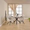 Eettafel Harrie Keramiek Grijs Anista 135cm - Giga Living