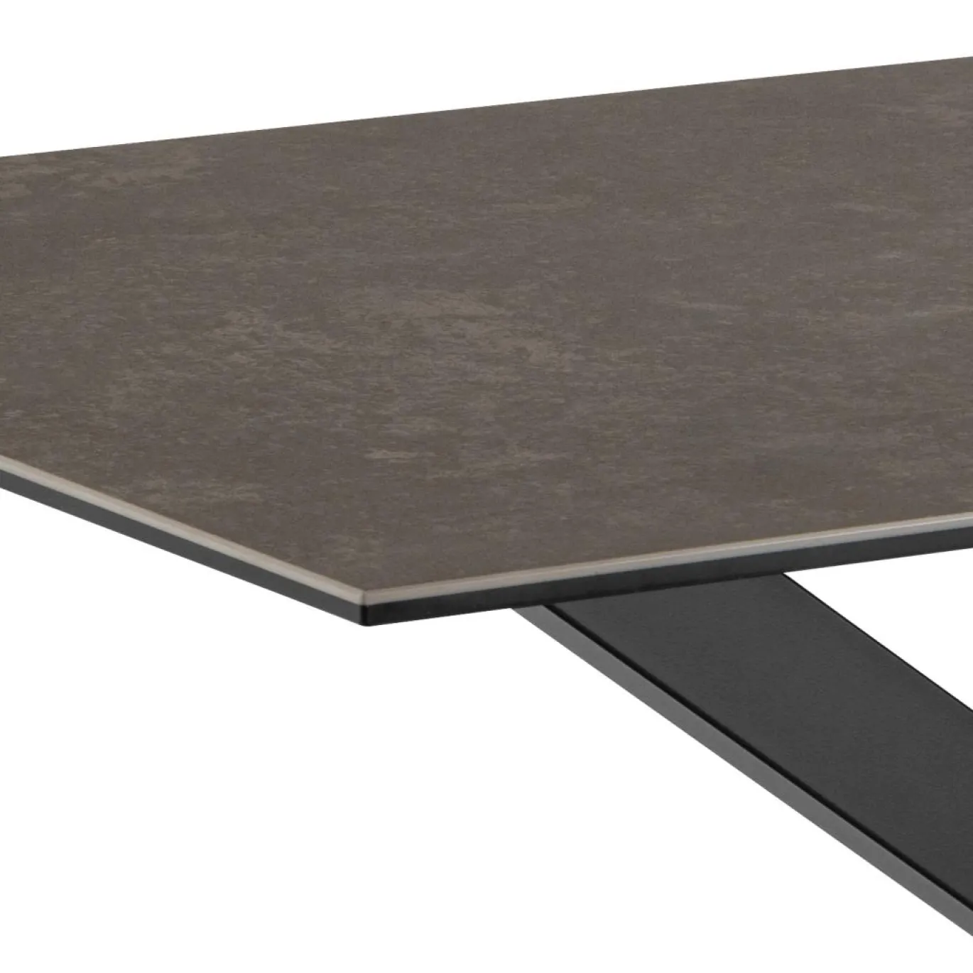 Eettafel Harrie Keramiek Zwart Fairba 135cm - Giga Living