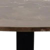 Eettafel Harrie Marmer Bruinemperador Ø120x75,5cm - Giga Living