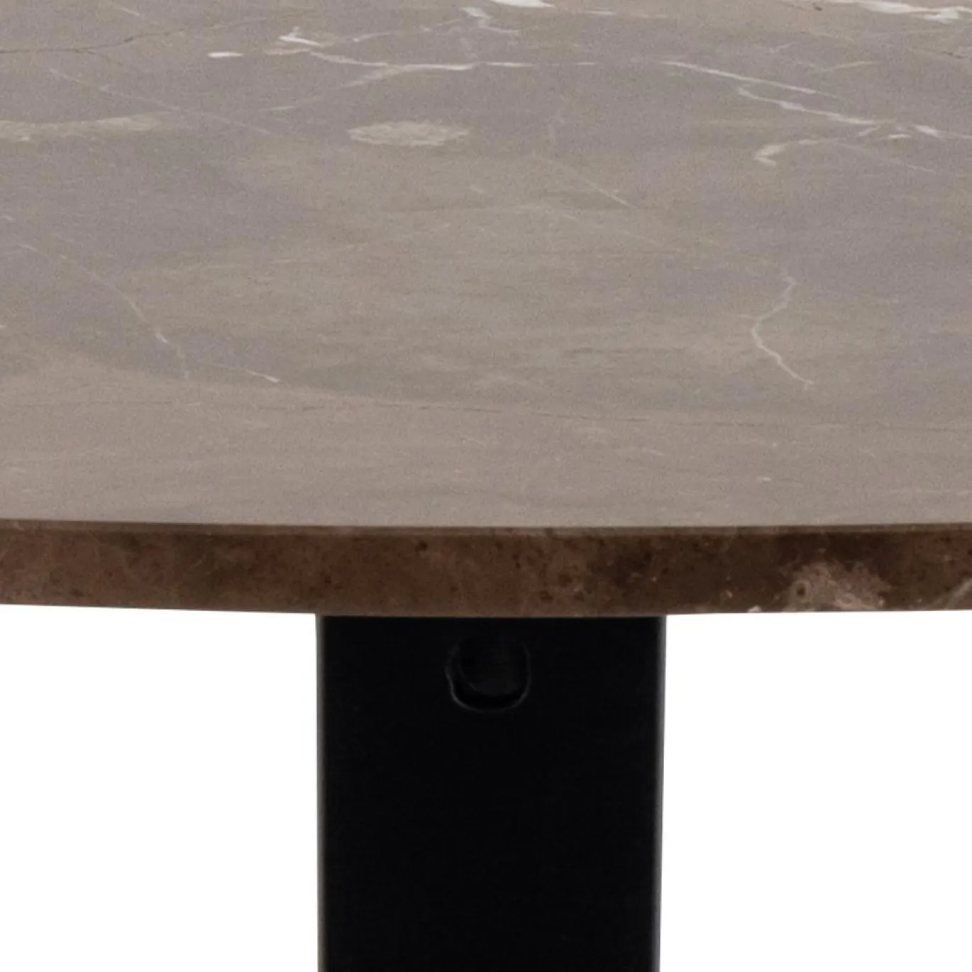 Eettafel Harrie Marmer Bruinemperador Ø120x75,5cm - Giga Living