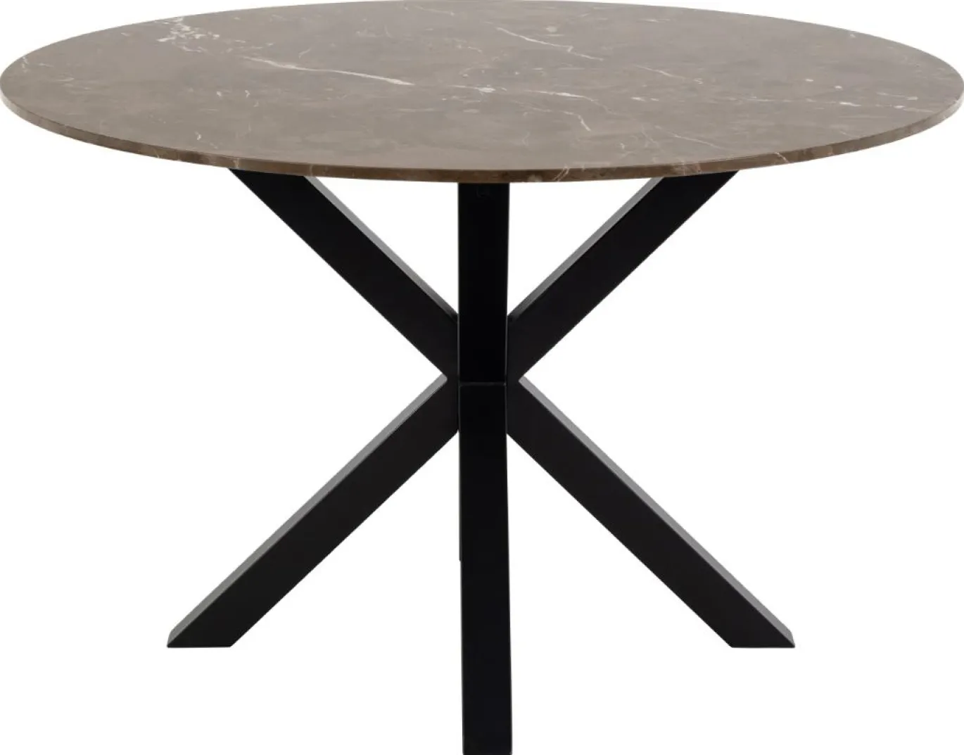 Eettafel Harrie Marmer Bruinemperador Ø120x75,5cm - Giga Living