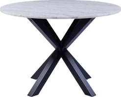 Eettafel Harrie Marmer Wit Guangxi Ø110x75,5cm - Giga Living