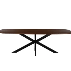 Eettafel Jaimy Walnoot Deens Ovaal 200cm - Giga Meubel