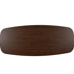Eettafel Jaimy Walnoot Deens Ovaal 200cm - Giga Meubel