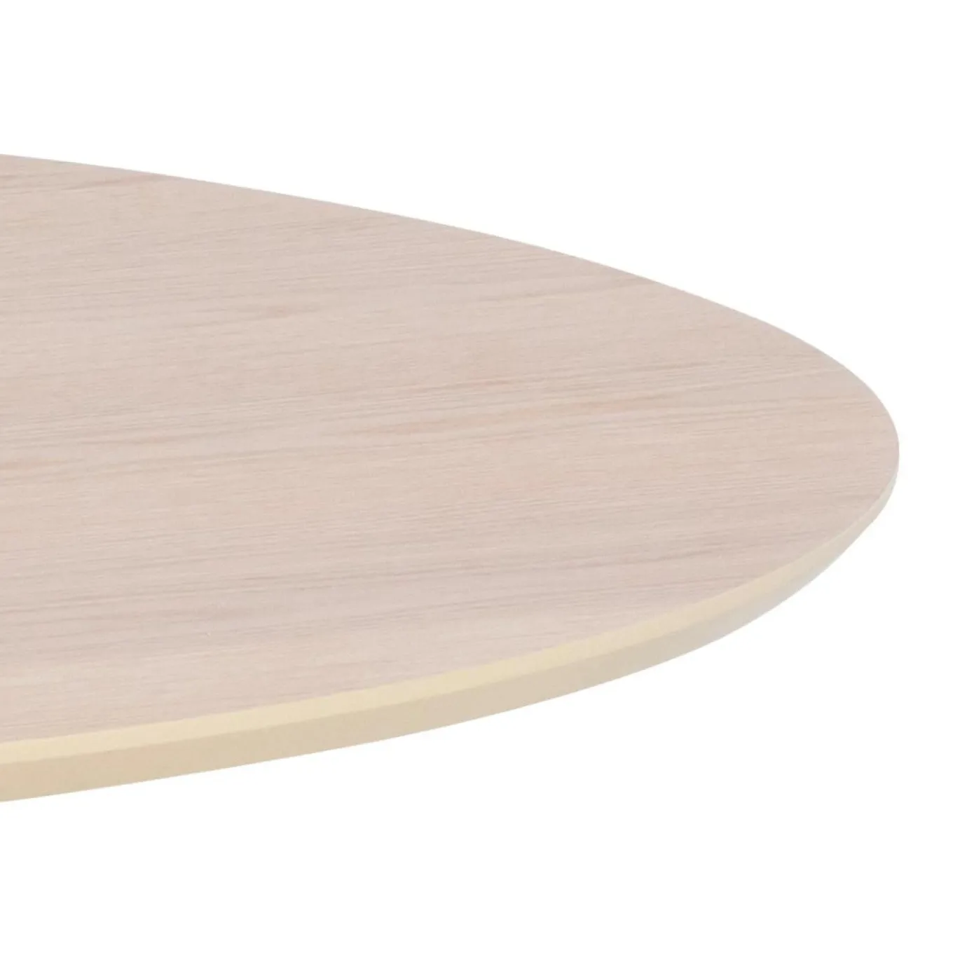 Eettafel Janine Rond MDF Lichtbruin Ø105cm - Giga Living
