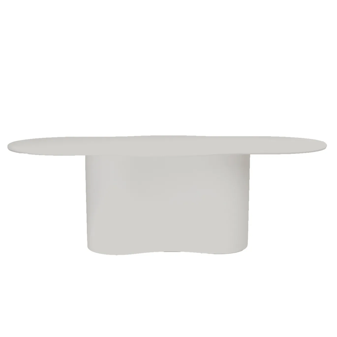 Eettafel Jessie Organisch Off-White 220cm - Giga Meubel