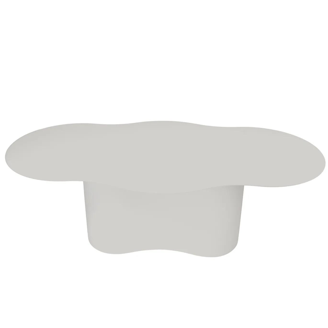 Eettafel Jessie Organisch Off-White 220cm - Giga Meubel