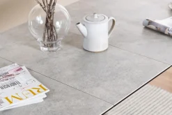 Eettafel Jorvik Keramiek Grijs Anista 168/210cm - Giga Living