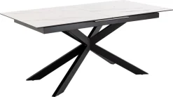 Eettafel Jorvik Keramiek Wit Akranes 168/210cm - Giga Living