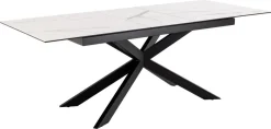 Eettafel Jorvik Keramiek Wit Akranes 168/210cm - Giga Living