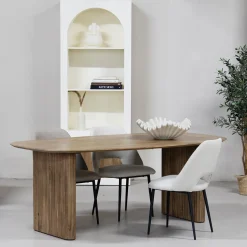 Eettafel Juro Naturel Deens Ovaal 240cm - Giga Meubel