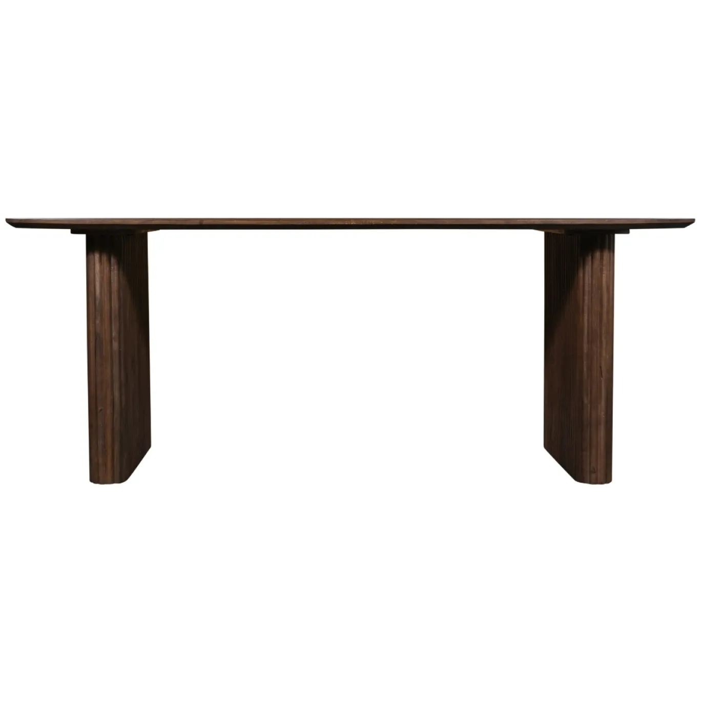 Eettafel Juro Walnoot Deens Ovaal 240cm - Giga Meubel