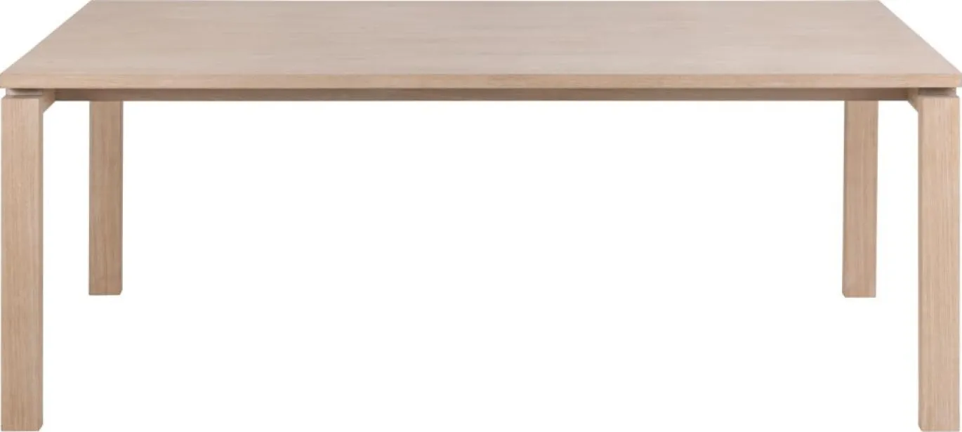 Eettafel Klevik Eikenfineer Wit 200cm - Giga Living