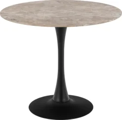 Eettafel Laurens Ceremic Bruin Aberta Ø90x75cm - Giga Living