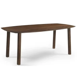 Eettafel Leone Walnoot 170cm Deens Ovaal - Giga Meubel