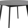 Eettafel Levi MDF Zwart Ø140cm - Giga Living