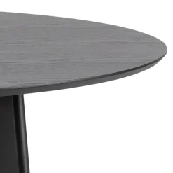Eettafel Levi MDF Zwart Ø140cm - Giga Living