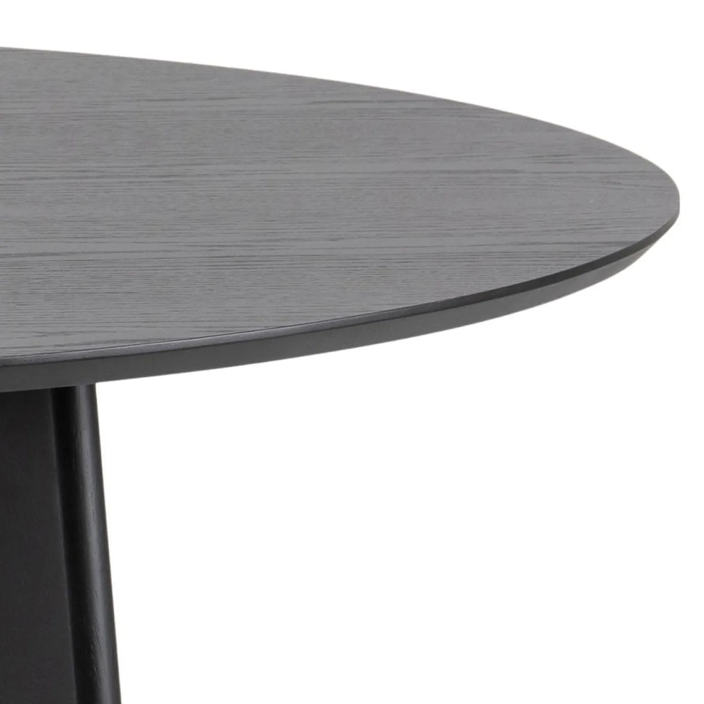 Eettafel Levi MDF Zwart Ø140cm - Giga Living