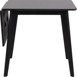 Eettafel Levi MDF Zwart Uitschuifbaar 80/120cm - Giga Living