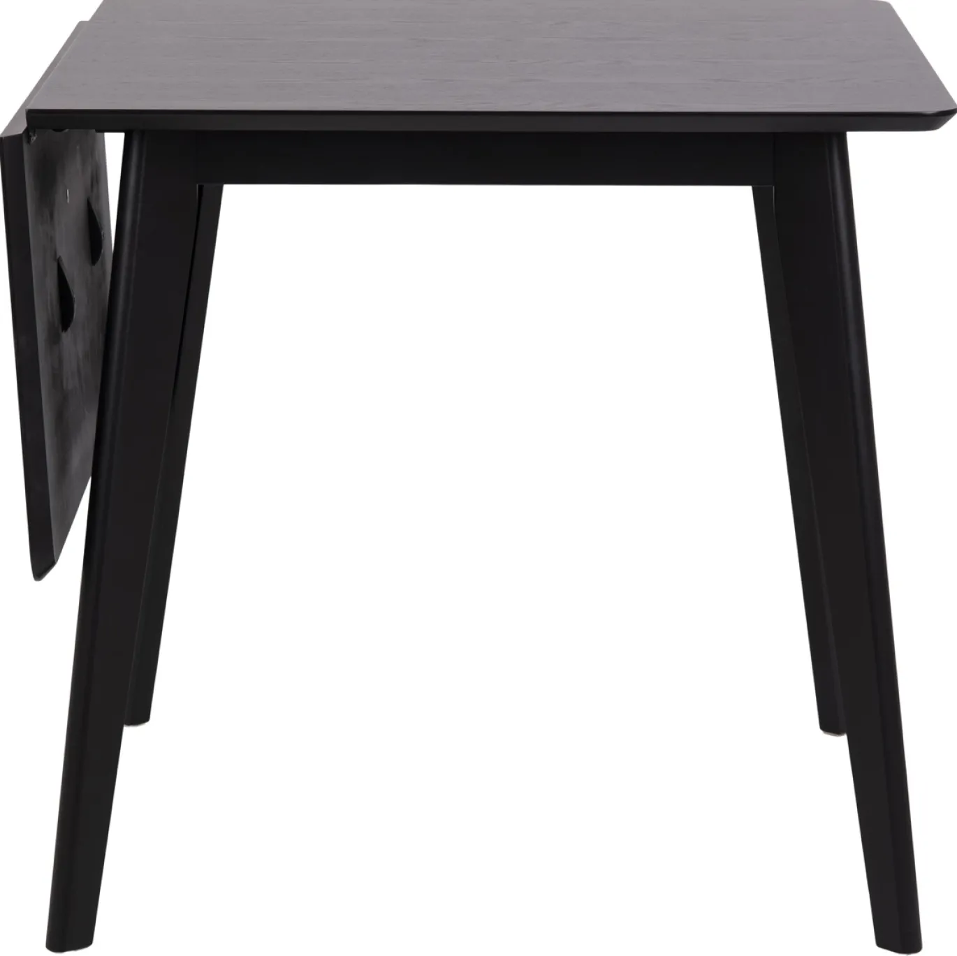 Eettafel Levi MDF Zwart Uitschuifbaar 80/120cm - Giga Living
