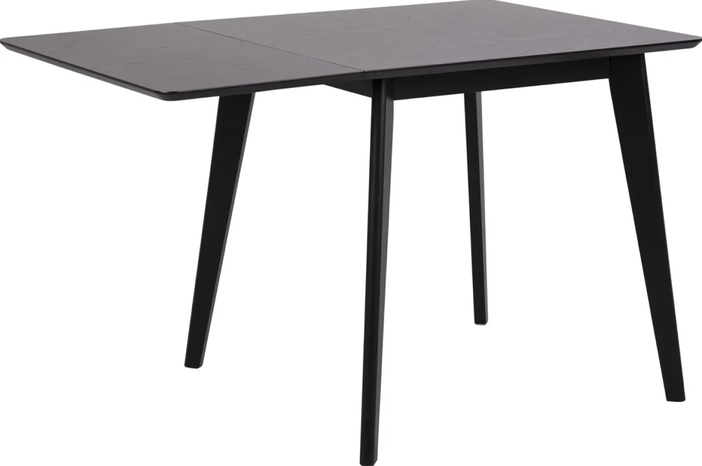 Eettafel Levi MDF Zwart Uitschuifbaar 80/120cm - Giga Living
