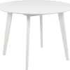 Eettafel Levi Rond MDF Wit Ø105cm - Giga Living