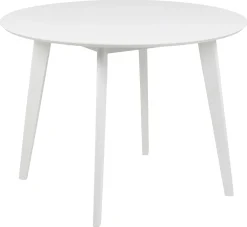 Eettafel Levi Rond MDF Wit Ø105cm - Giga Living