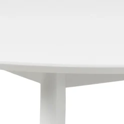 Eettafel Levi Rond MDF Wit Ø105cm - Giga Living