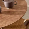 Eettafel Levi Walnoot Ø105cm - Giga Living