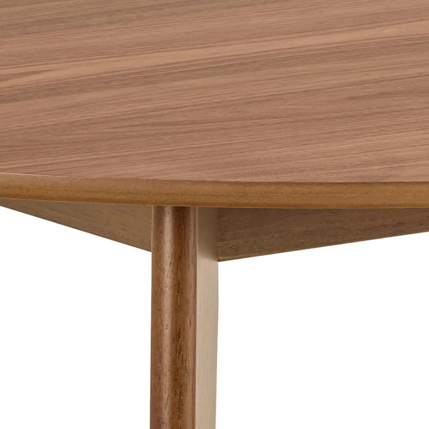 Eettafel Levi Walnut Fineer Mat Ø120x76cm - Giga Living
