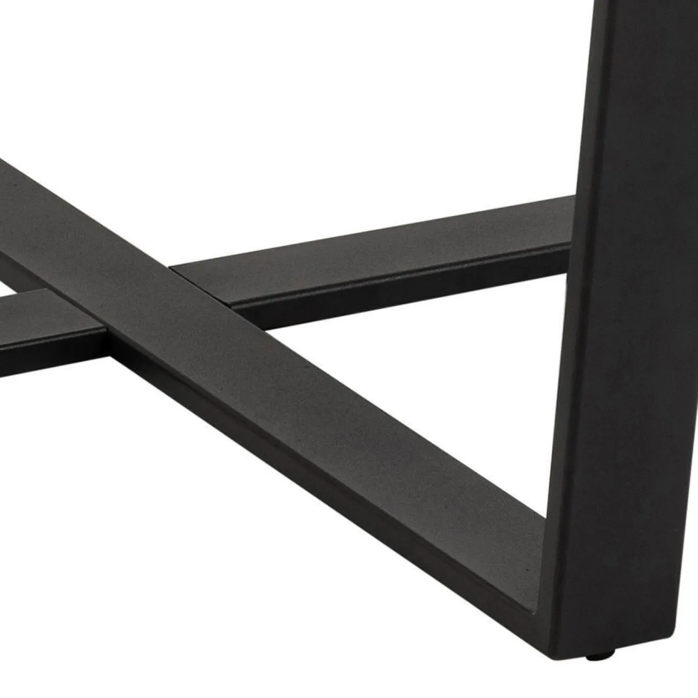 Eettafel Liam MDF Zwart Ø110cm - Giga Living